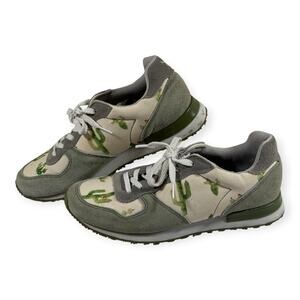 INKKAS Prickly Jogger Casual Sneaker, Cactus, Leather & Textile, Women's 9